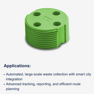 BINTAG 30MM LF UNIQUE 125kHZ – GREEN - Quantity 800