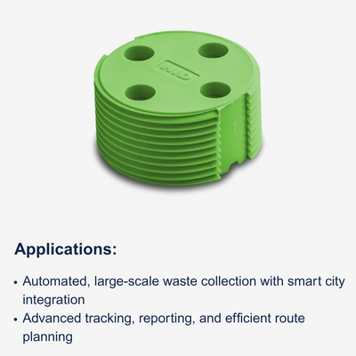 BINTAG 30MM LF UNIQUE 125kHZ – GREEN - Quantity 800